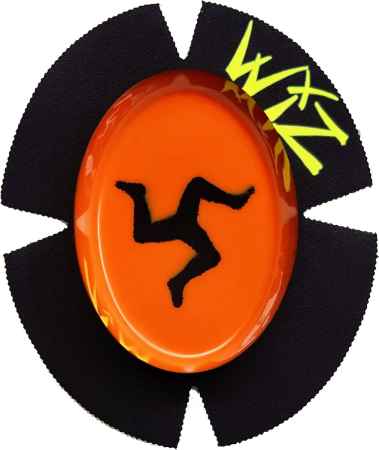 WIZ SPARKY Knieschleifer - Isle of man *orange*