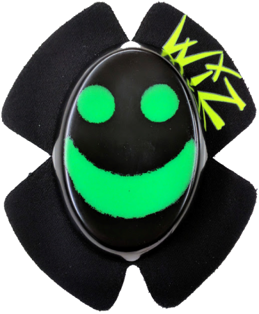 WIZ SPARKY Knieschleifer - Smily viz green/black