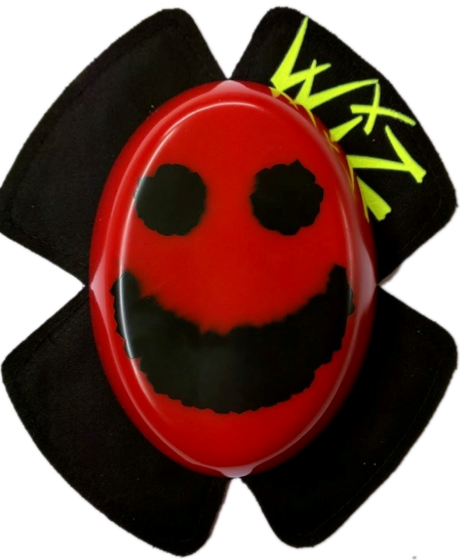 WIZ SPARKY Knieschleifer - Smily black/red