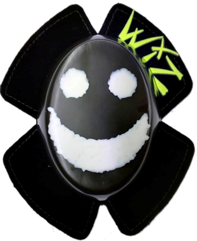 WIZ SPARKY Knieschleifer - Smily white/black
