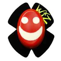WIZ SPARKY Knieschleifer - Smily white/red